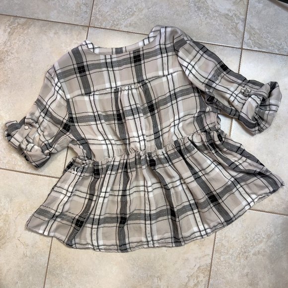 💎✨ Plaid Button Up Babydoll Top Torrid 1 - Picture 2 of 5